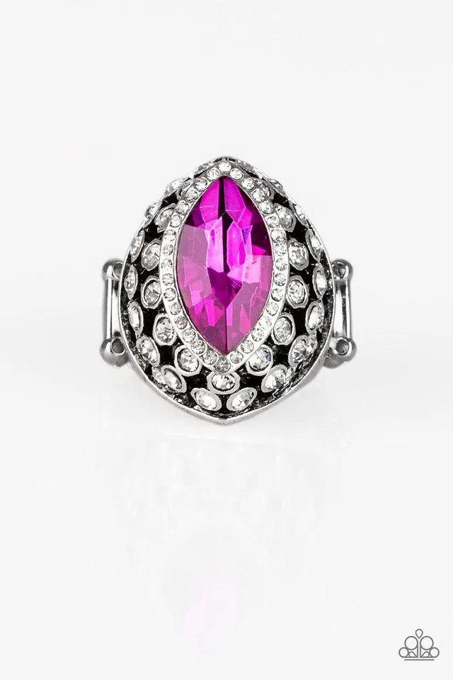 Paparazzi Ring ~ Royal Radiance - Pink