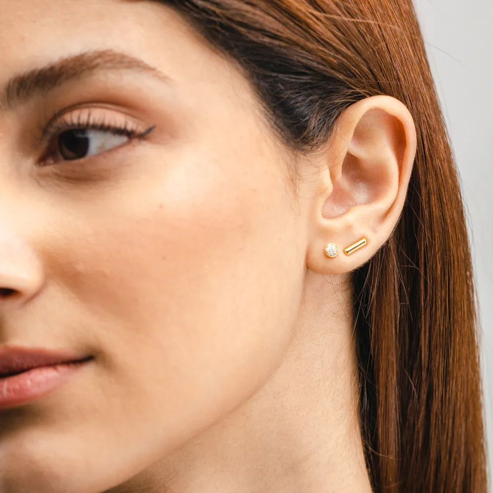 Pavé Diamond Studs