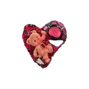 PINK PLASTIC BEAR HEART, 2023