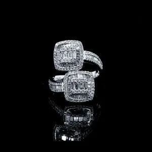 PREORDER | Double Cushion Deco Diamond Ring 14kt