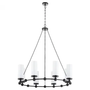 Quorum International GOODWIN 667-8-59 Chandelier - Matte Black