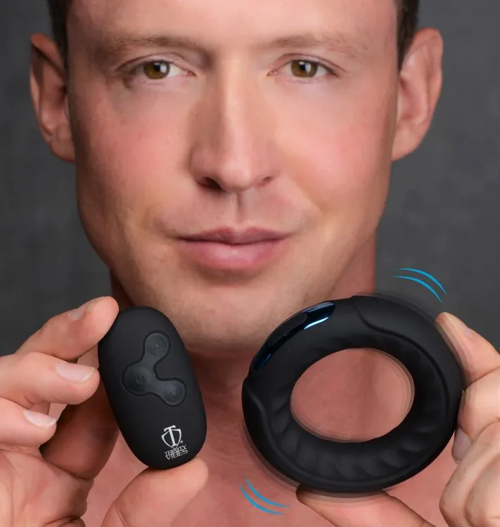 Remote Control 7X Silicone Cock Ring by Trinity Men