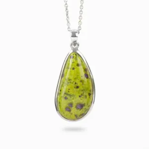 Serpentine Stichite Necklace