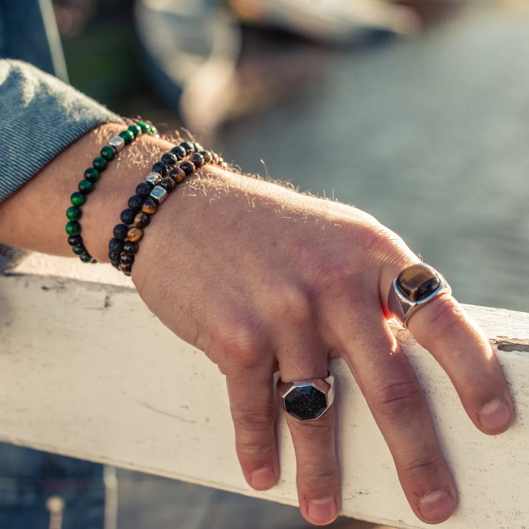 Signet Ring Tiger Eye