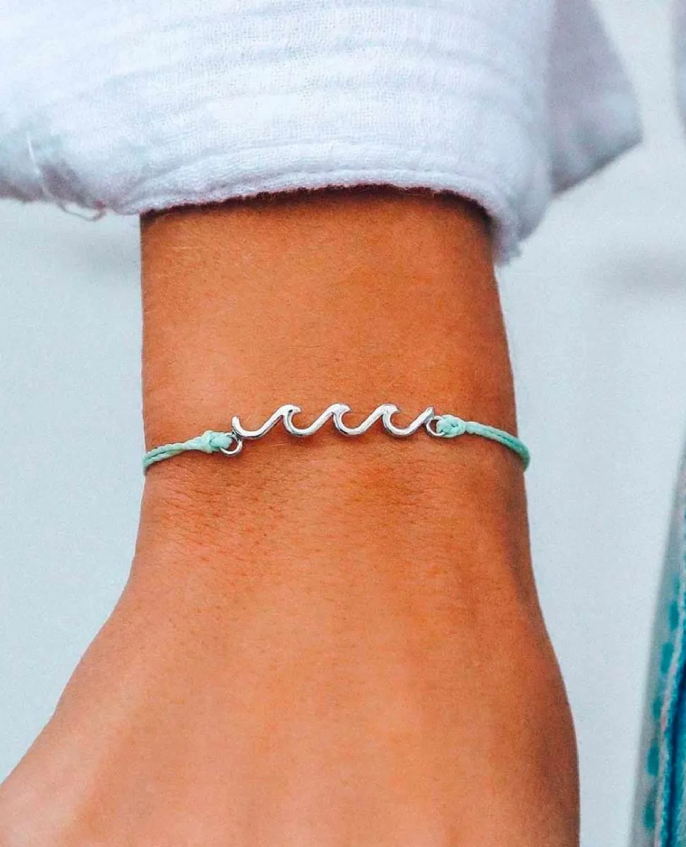 Silver Delicate Wave Bracelet