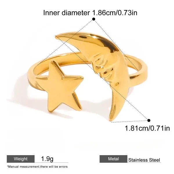 Sol Luna Gold Ring  JLTR0428