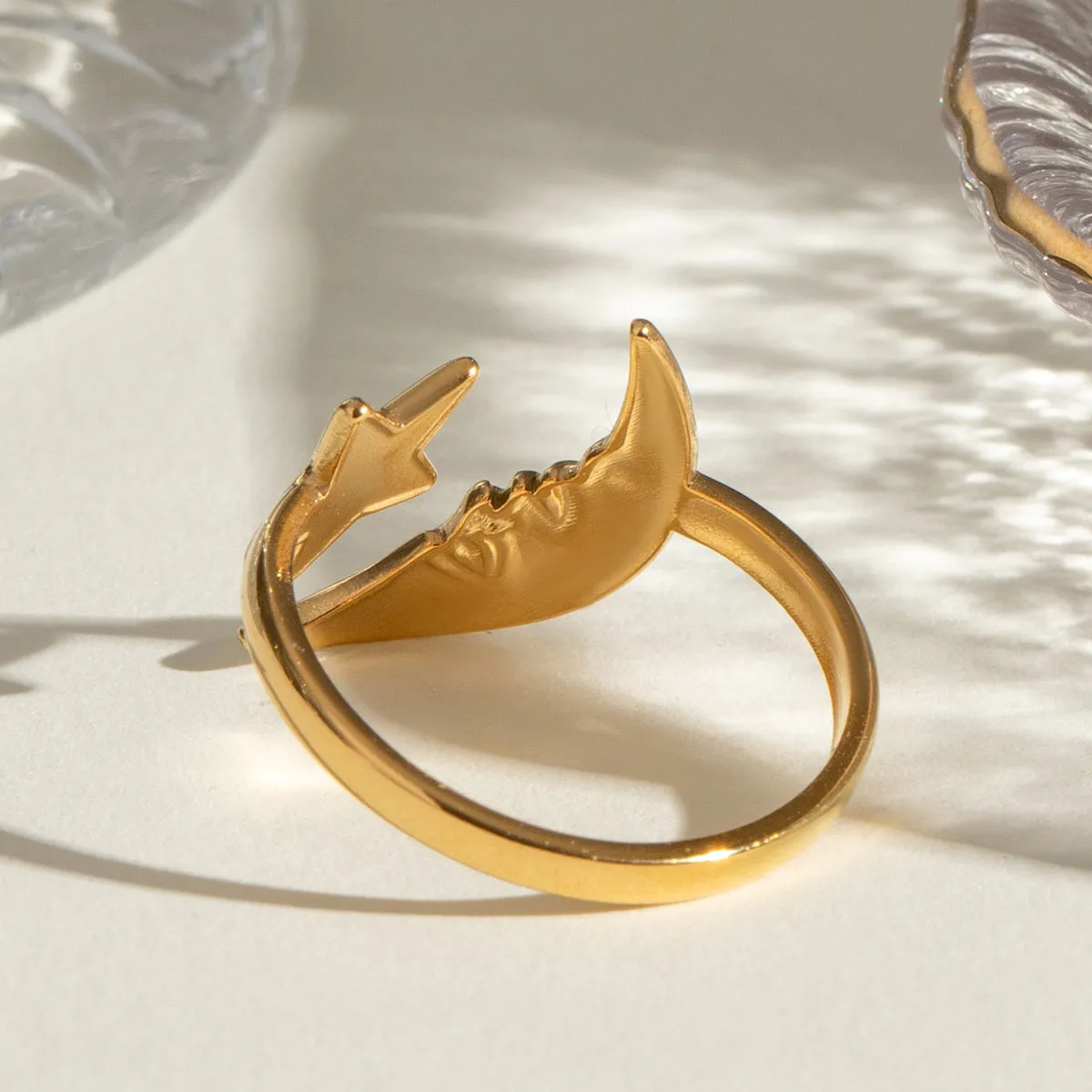 Sol Luna Gold Ring  JLTR0428