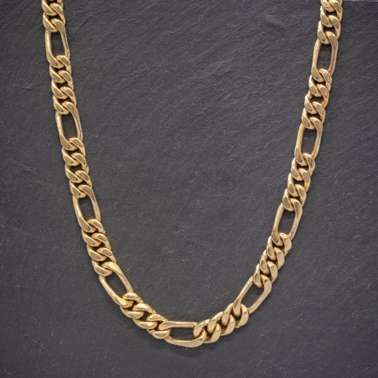 Solid Silver Chain 14Ct Yellow Gold Gilded Link Necklace