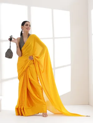 Sunny Side Up Satin Saree