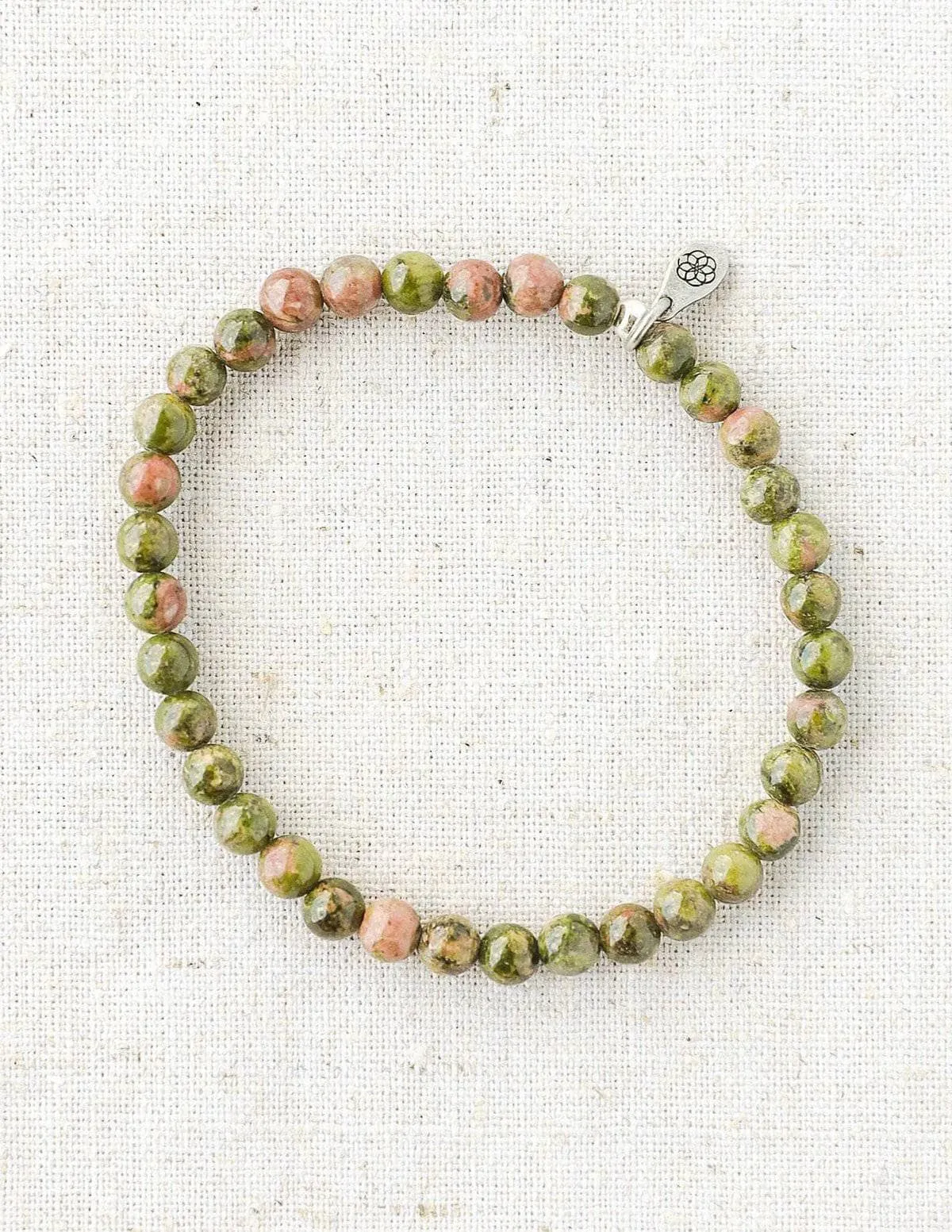 Unakite Mini Gemstone Bracelet