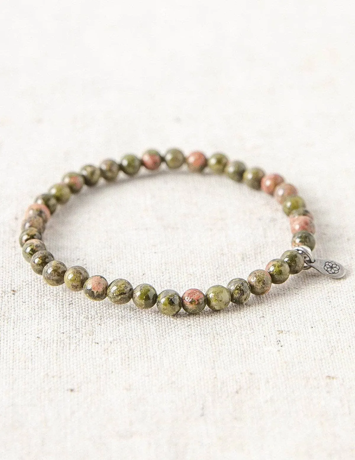 Unakite Mini Gemstone Bracelet