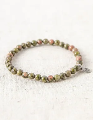 Unakite Mini Gemstone Bracelet