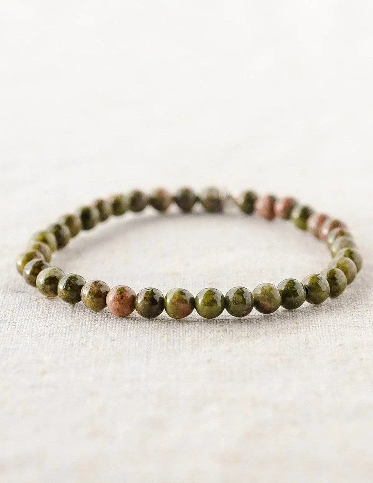 Unakite Mini Gemstone Bracelet