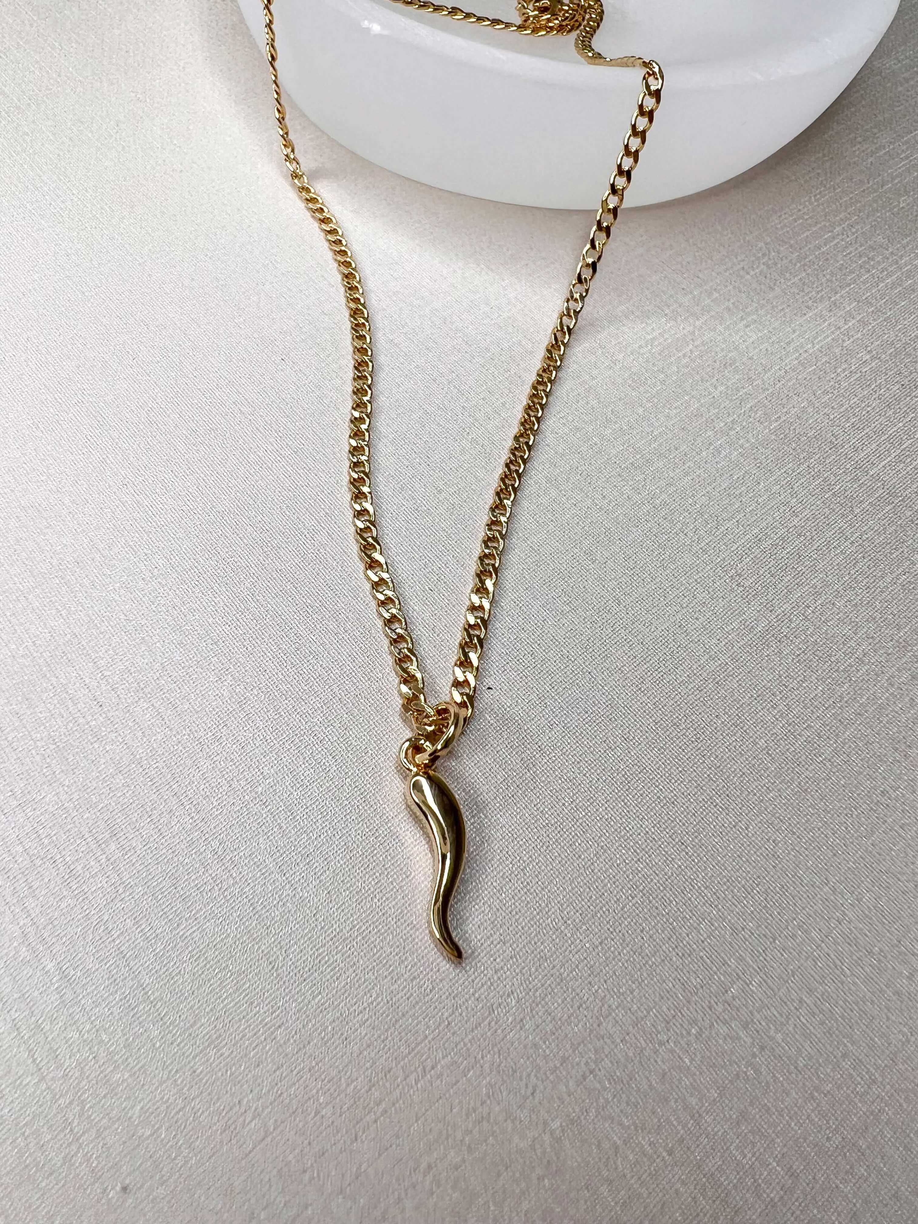 Velani Italian Horn Pendant