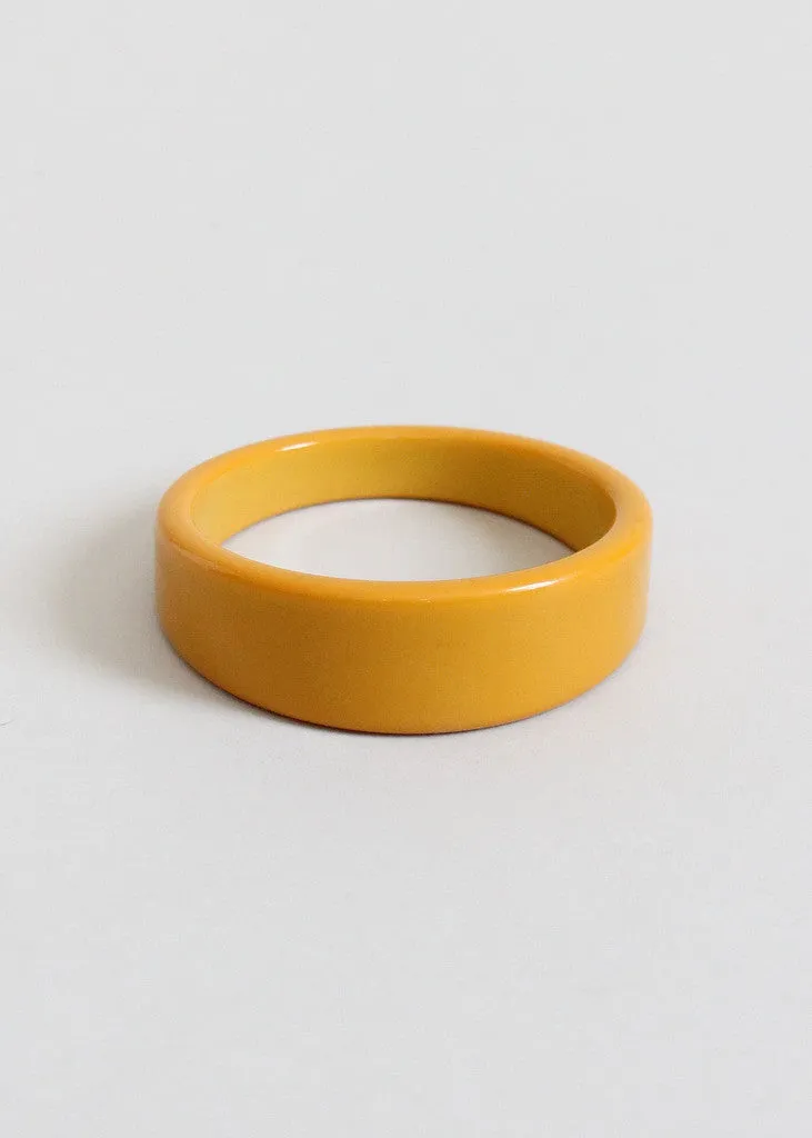 Vintage 1940s Butterscotch Asymmetrical Bangle Bracelet