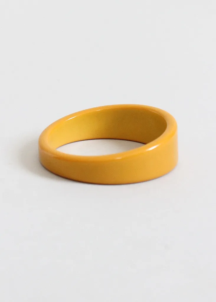 Vintage 1940s Butterscotch Asymmetrical Bangle Bracelet