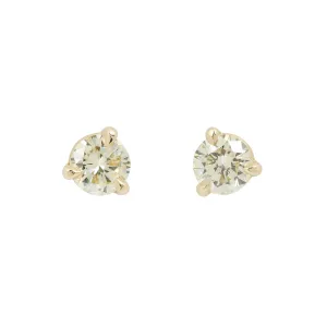 Yellow Diamond Martini Studs